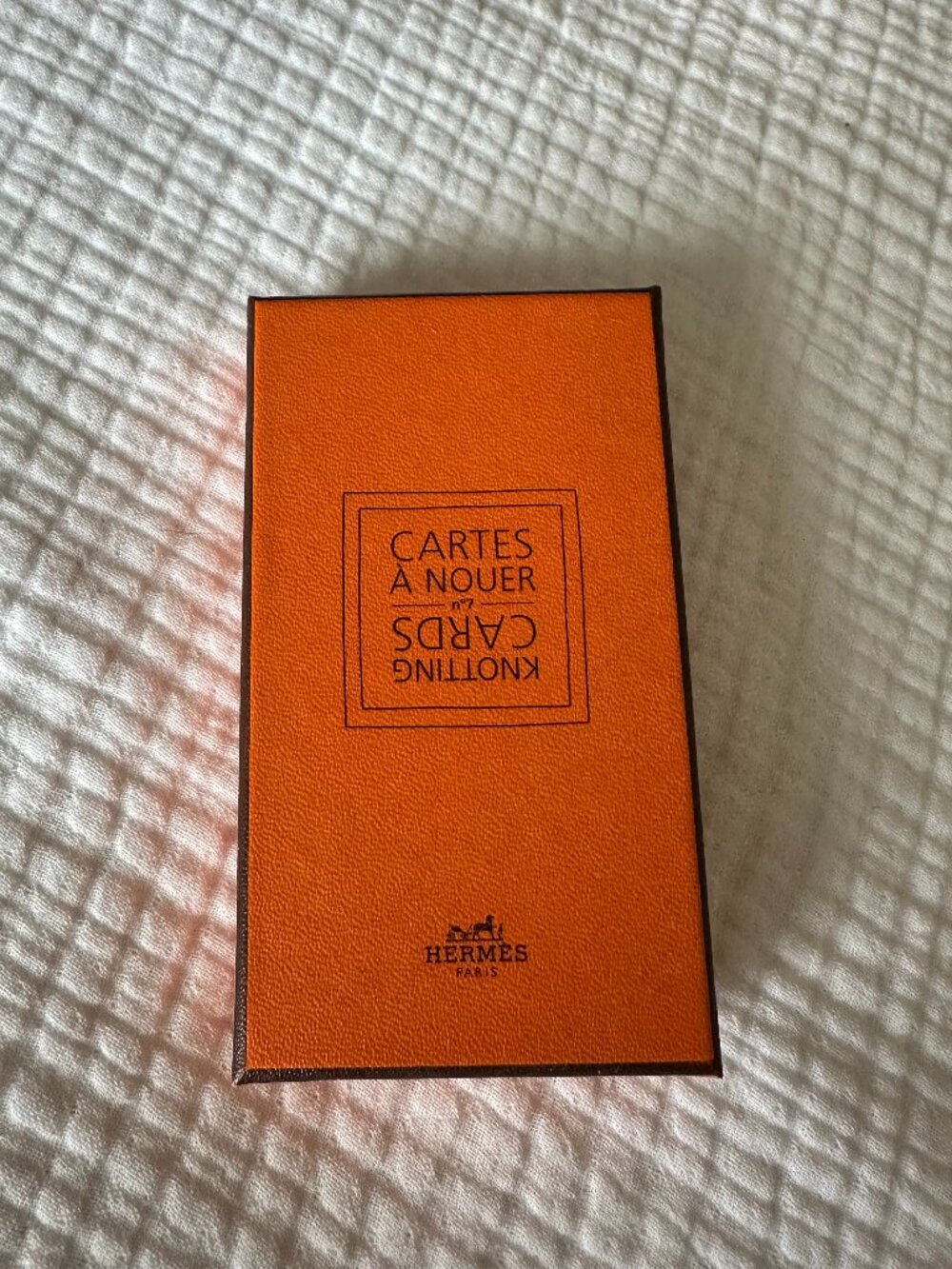 Hermes Knotting Cards - scarf cards